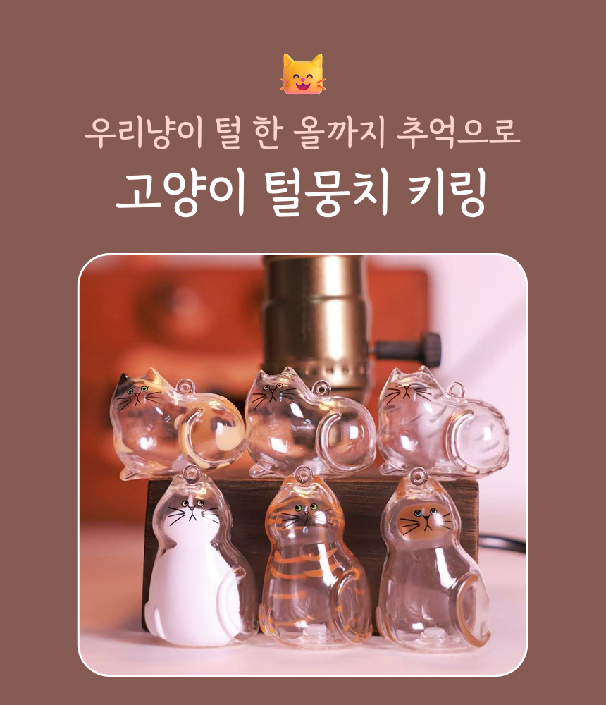 반려동물 털 유골함 캡슐 펫로스 추모 스톤 보관함 기념품 털뭉치 보관 케이스 상세 이미지 1
